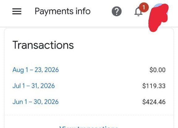 Google AdSense payment record for Anuhya Gelle, a student of Vegam Digital Academy